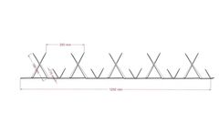 PuSheng - Anti Climb Razor Spikes for Walls and Perimeter Fences