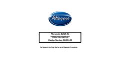 Microcystin ELISA Kit - Manual
