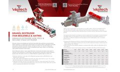 Granule Extruder (Side Feed) - Data Sheet