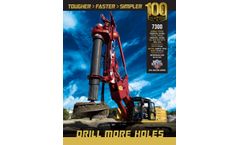 Watson - Model 7300 - Excavator Mount Drill Unit Datasheet