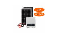 PVMars - Model 3kW - On Grid Solar Energy System