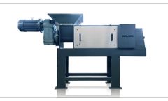 Dewatering Citrus Fruits | Screw Press Machine