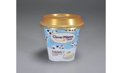 Henglong - Model 125g IML - Plastic Yogurt Cup Round Top and Square Bottom Style Container