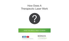 How a Therapeutic Laser Works - Brochure