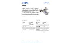Dolphin - Model optimum - Strainer Filter Datasheet