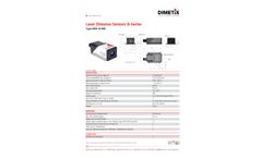 Dimetix - Model DEN-10-500 - Laser Distance Sensor Datasheet