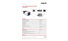 Dimetix - Model DAN-30-150 - Laser Distance Sensor Datasheet