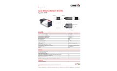 Dimetix - Model DEH-30-500 - Laser Distance Sensor Datasheet