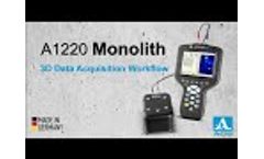 A1220 MONOLITH 3D - Ultrasonic pulse-echo instrument for concrete testing - Video