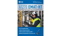ACS - Model A1270-HT - Electro Magnetic Acoustic Transducer (EMAT) Thickness Gauge - Brochure
