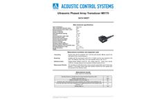 ACS - Model M9171 - Longitudinal Wave Phased Array Transducer - Brochure