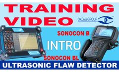 Ultrasonic Flaw Detector Sonocon B & BL. Introduction to Training - Video
