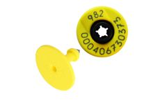 Allflex - 30mm HDX Reusable/BTM Yellow Cattle EID Tag