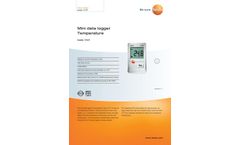 Testo - Model 174T - Mini Temperature Data Logger - Brochure
