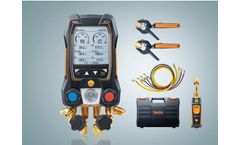 Testo - Model 557s - Smart Vacuum Kit with Hoses - Smart Digital Manifold