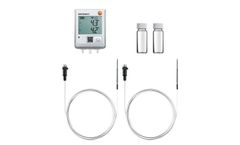 Testo Saveris - Model 0572 2103 - 2 - Set Wi-Fi Data Logger for Temperature Monitoring in Refrigerators