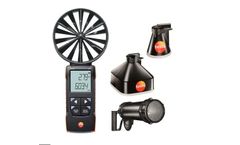 Testo - Model 417 kit 2 - Vane Anemometer with Measuring Funnels and Flow Straightener
