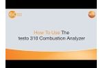 How To Use the testo 310 Combustion Analyzer - Video