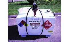 Safe-T-Tank - Model LS-50-SPB-4DRH - Gas Dispensing Tank