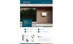 AlpSolarr - Model ROSA T2 - Three Phase Hybrid Inverter 7500W-18000W - Brochure