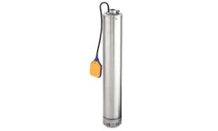 Silver - Model SV4NC55 L - 4" Close Couple Multistage Submersible Pump