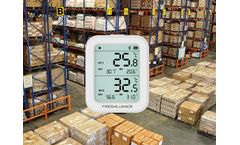 Bluetooth temperature humidity data logger for warehousing