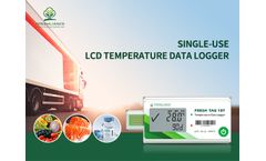 Cold chain Single Use Temperature Data Logger with Display