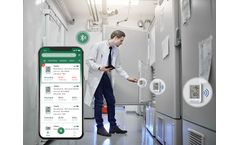 Bluetooth temperature and humidity data logger with display for laboratories, greenhouses, etc.