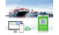 Real-time temperature data logger for global transportation