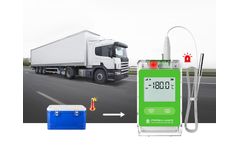Real-time temperature data logger for ultra-low temperature transportation