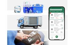 Mini Bluetooth temperature data logger for transportation