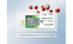 Fresh Tag - Model 1D LCD - Single Use Temperature Data Logger
