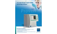 DiaSys X-pedite - Model HEM?? VET - Veterinary Hematology Analyzer Datasheet