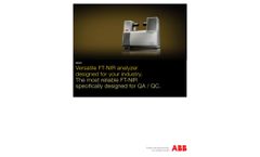 Brochure MB3600 FT-NIR Laboratory Analyzer