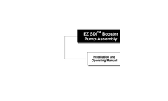 	Model EZ SDI-1 - Automatically and Consistently Monitors - Brochure