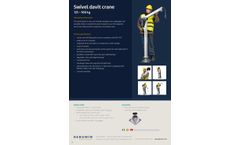 Gebuwin - Model SD125 - Swivel Davit Crane 125 kg - Brochure