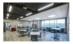 Rockfon Intaline - V-Base Metal Baffle Ceilings