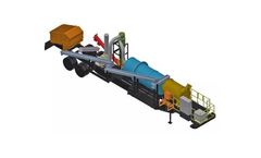 Baker-Rullman - Model SD45-12 - Mobile Rotary Dryer