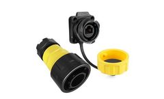 Linko - Model YM-24-RJ45 - Plastic Round Four-Hole Waterproof Signal Aviation Plug Connector