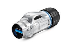 Linko - Model BD-24 - USB Metal Circular Four-Hole Waterproof Aviation Plug Data Connector