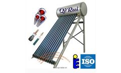 Qiruite - Model HIP-58 - 100L-360L Integrated Pressurized Heat Pipe Solar Water Heater System