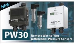 PW30 - Remote Wet-to-Wet Differential Pressure Sensor - Video