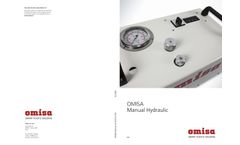 OMISA WHITELINE - Model Manual Hydraulic Series - Butt-Welding Machines Brochure