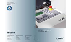 HURNER WHITELINE - Model CNC ECO 2.0 - CN-Controlled Plastic Pipe Butt-Welding Machine Brochure