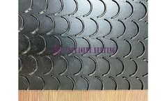 EXQUISITE - Black Crescent Top PVC Conveyor Belt 6mm