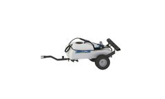 Master MFG - 24 Gallon Deluxe Trailer Broadcast Sprayer, 7 Foot Swath