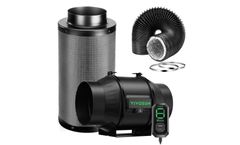 VIVOSUN AeroZesh - Model T6 - 6-inch 408 CFM Inline Duct Fan Combo with E12 Speed Controller
