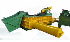 Huabao - Model Y81T-160B - Metal Baling Machine with Preload Hopper