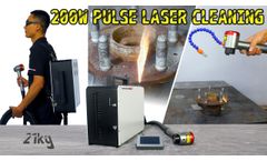 The most popular 200w pulse laser cleaning machine on the market - Video