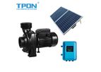 TOPN - Model TPHF Series - Solar Powered Water Pump For Swimming Pool Surface Centrifugal Pump For Agricultural Irrigation Pump